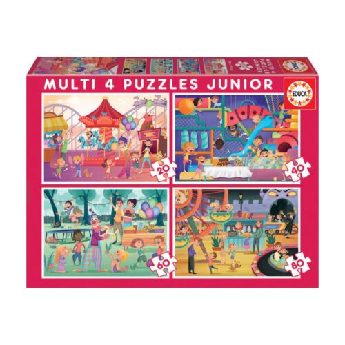 ED18601 Multi Puzzles Progressivos Parque de Diversões
