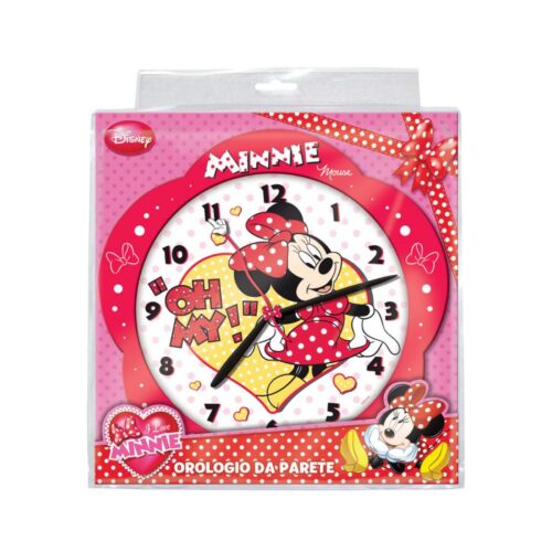 Relógio Parede 30x27 cm Minnie