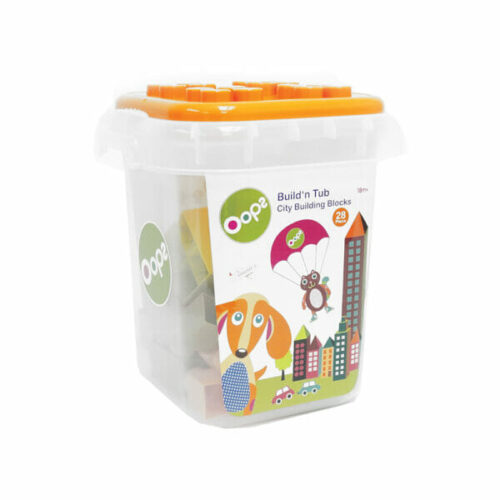 Oops Balde com Blocos L 28 Pcs