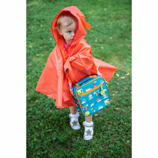 Oops Lancheira + Capa Chuva + Acessórios Floresta