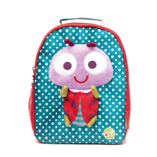 Oops Mochila com Peluche Super-Soft Joaninha