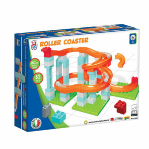 Pista Encaixes Roller Coaster 62 Blocos