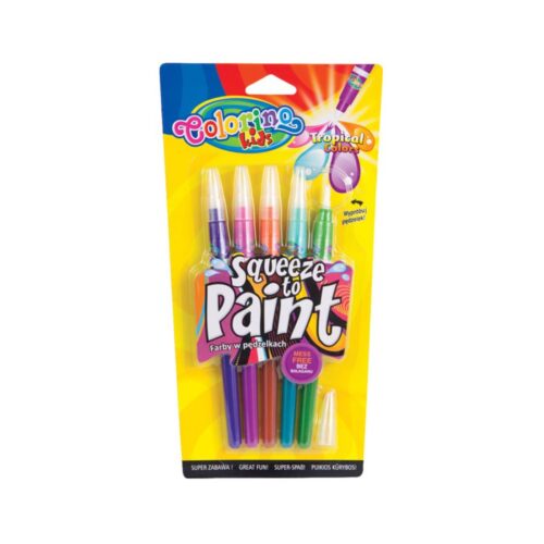 Pincel 5 Cores Tropicais