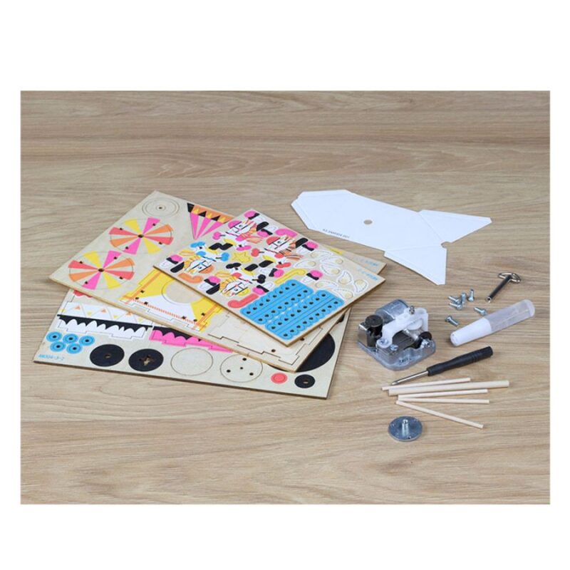 Puzzles 3D Set Caixa de Música Carrossel