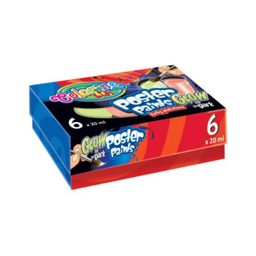 Tinta Brilha no Escuro 6 Cores 20 ml