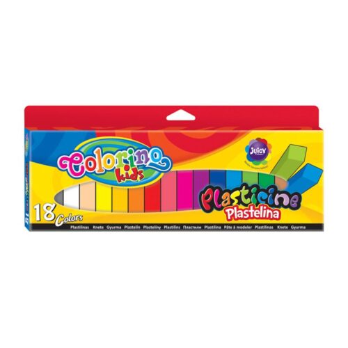 Plasticina Quadrada 18 Cores