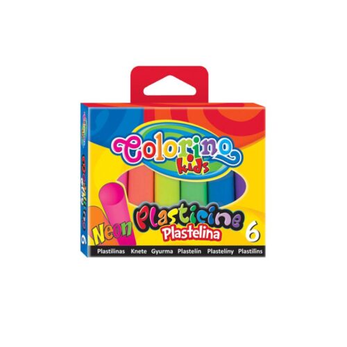 Plasticina Neon 6 Cores