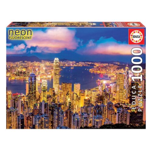 ED18462 Puzzle 1000 Neon Hong Kong