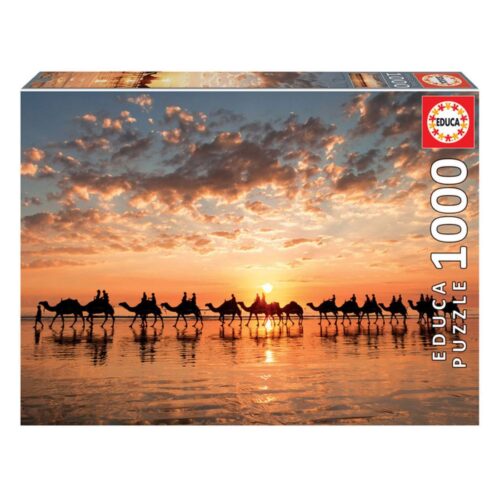 ED18492 Puzzle 1000 Pôr-Do-Sol Dourado em Cable Beach