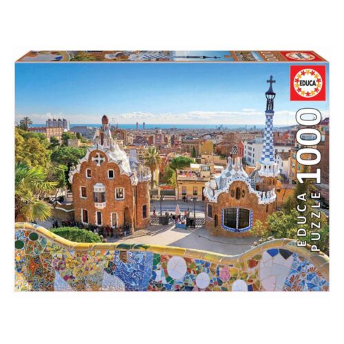 Puzzle 1000 Vista Barcelona do Park Güell