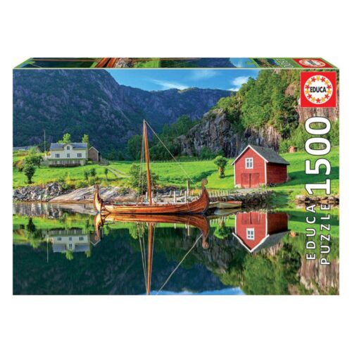 ED18006 Puzzle 1500 Barco Viking