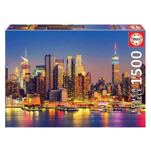 Puzzle 1500 Manhattan à noite