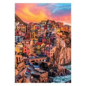 Puzzle 300 peças grandes XXL Manarola Cinque Terre Itália