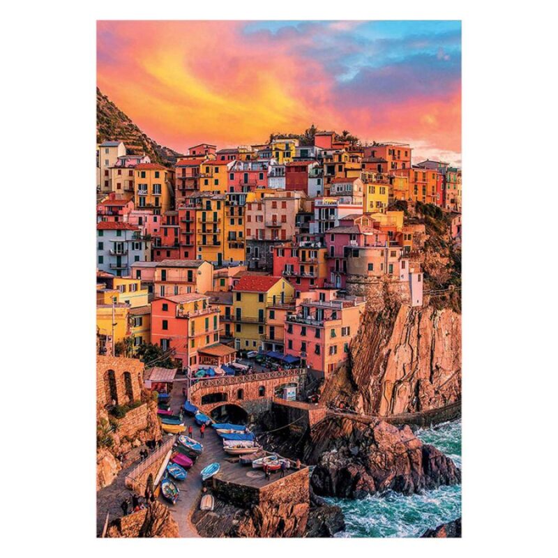 Puzzle 300 peças grandes XXL Manarola Cinque Terre Itália