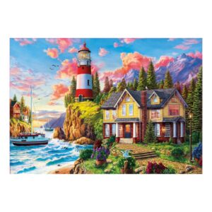 Puzzle 3000 Farol Junto ao Oceano