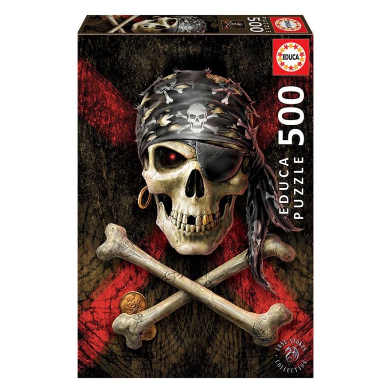 ED17964 Puzzle 500 Caveira Pirata