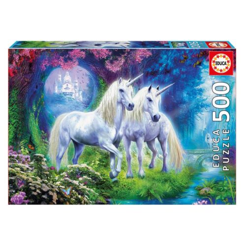 Puzzle 500 Unicórnios no Bosque