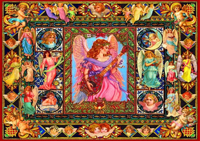 Puzzle Bluebird Anjos antigos 1500 Peças