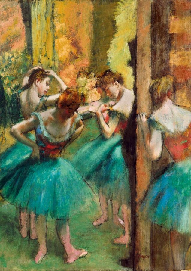 Puzzle Bluebird Ballerinas, rosa e verde 1000 Peças