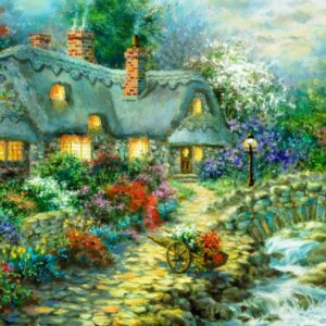 Puzzle Bluebird Campo Cottage 1000 Peças