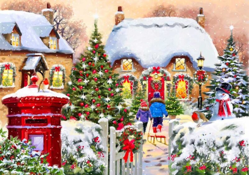 puzzle-bluebird-cabana-de-invierno-de-1000-piezas-1-19037 Puzzle Bluebird Casa de inverno 1000 Peças