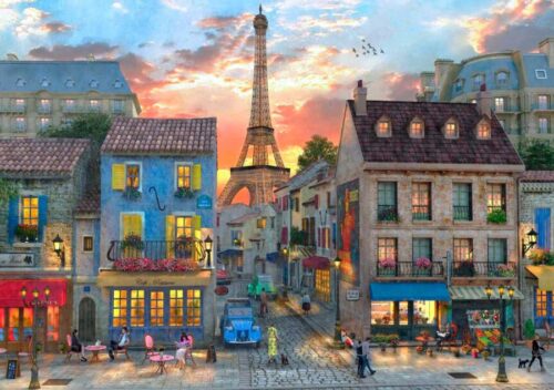Puzzle Bluebird Ruas de Paris. 1000 Peças