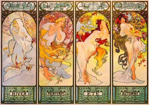 Puzzle Bluebird Quatro estações 1000 Peças