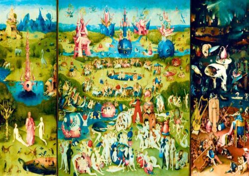 Puzzle Bluebird O jardim de delícias 1000 Peças