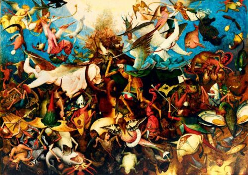 Puzzle Bluebird A queda dos anjos rebeldes 1000 Peças