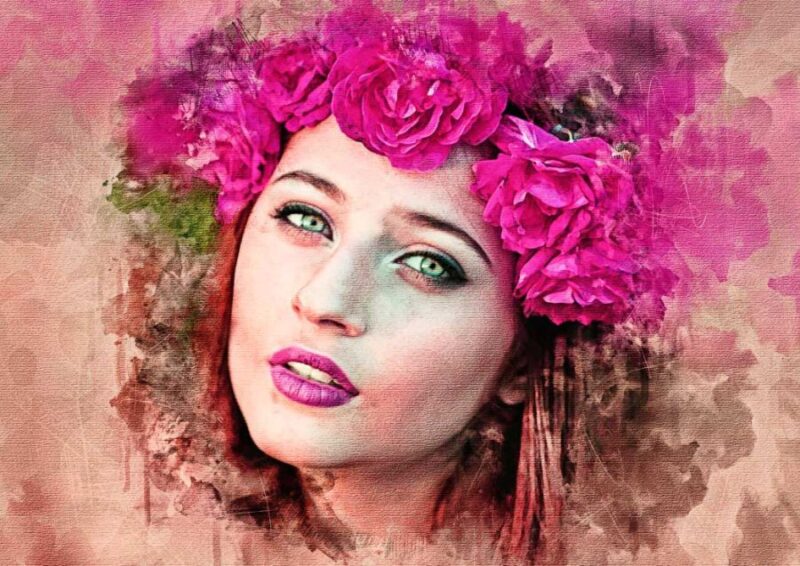 Puzzle Bluebird A senhora de Rosa. 500 Peças