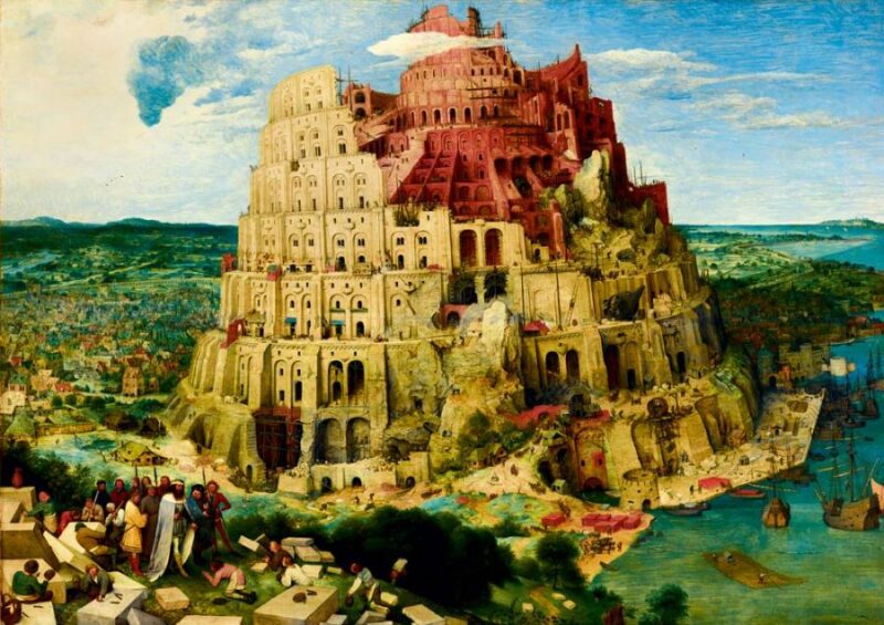 Puzzle Bluebird Torre de Babel. 1000 Peças