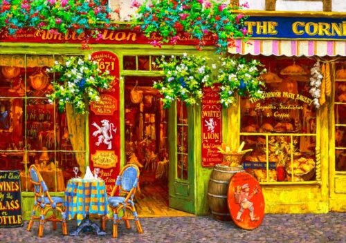 Puzzle Bluebird Leão Restaurante Branco 1000 Partes 1000 Peças