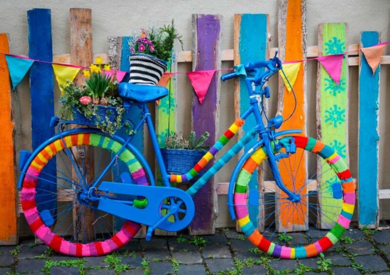 Puzzle Bluebird Minha preciosa bicicleta colorida 1000 Peças