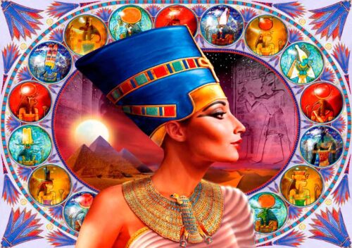 Puzzle Bluebird Nefertiti. 1000 Peças