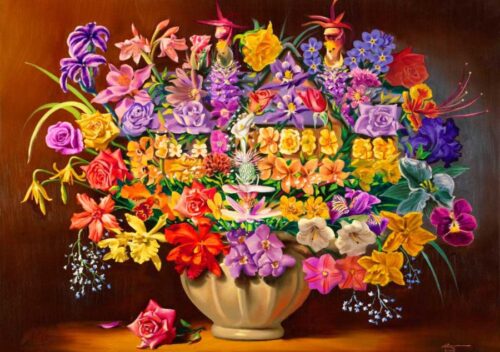 Puzzle Bluebird Plantas de casa 1000 Peças