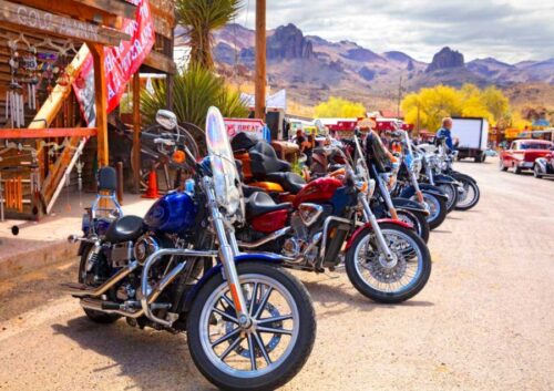 Puzzle Bluebird RT66 Motocicletas de Oatman. 1000 Peças