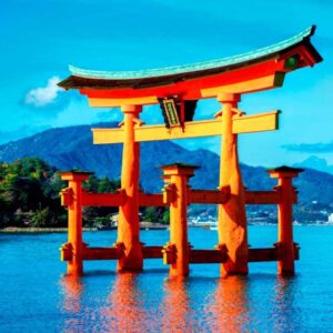 Puzzle Bluebird Sanctuary Torii de Itsukushima 1500 Peças