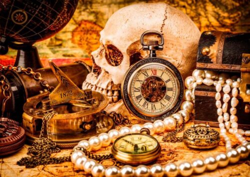 Puzzle Bluebird Tesouro do pirata 3000 Peças