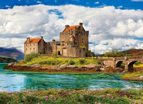 Puzzle Eurographics Castelo Eilean Donan Escócia de 1000 peças,
