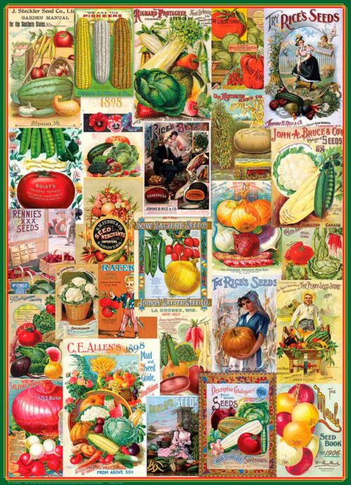 Puzzle Eurographics Catálogos de Sementes Vegetais, 1000 Peças