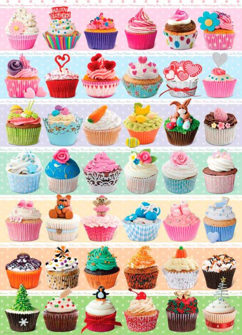 Puzzle Eurographics Celebração do Cupcake de 1000 Pedaços