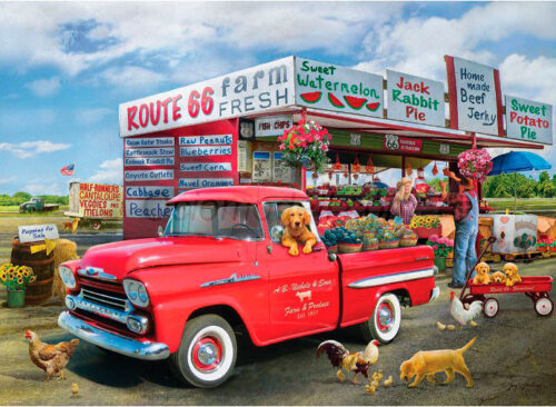 Puzzle Eurographics Chevrolet Apache-Giordano 1959 1000 Peças