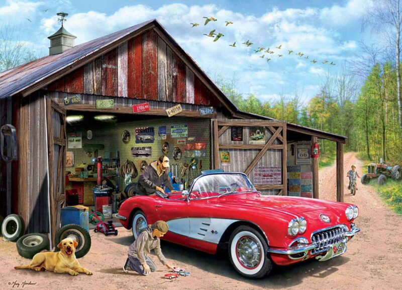 Puzzle Eurographics Carro Covette 1959 1000 Peças