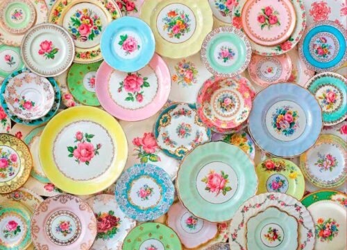 Puzzle Eurographics Colecção de pratos 1000 peças