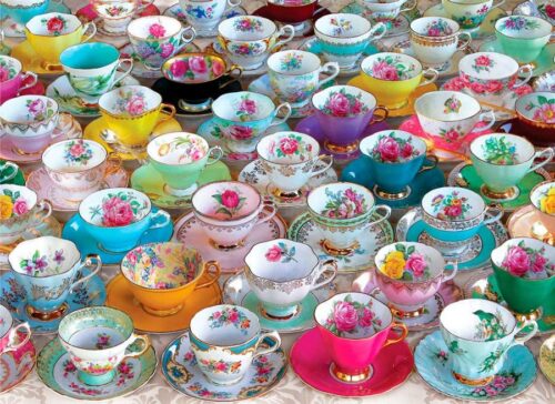 Puzzle Eurographics Coleta de chávenas de chá 1000 Peças