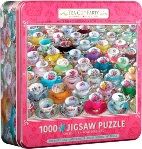 Puzzle Eurographics Colecção de chávenas de chá, Colecção de recipientes de 1000 peças