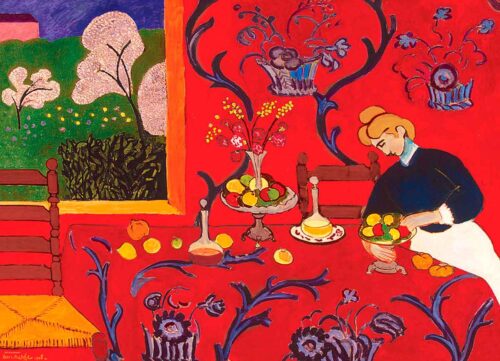 Puzzle Eurographics Conjunto Harmonia em Vermelho 1000 peças