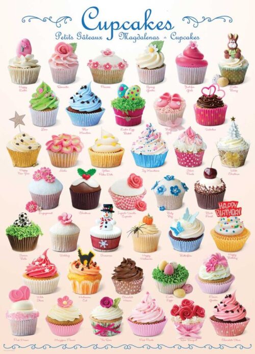 Puzzle Eurographics Cupcakes 1000 Peças