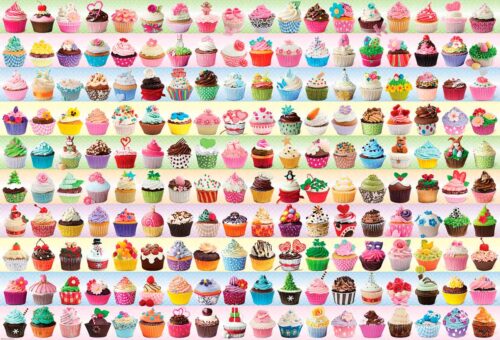 Puzzle Eurographics Cupcakes em Abundance 2000 Peças