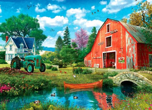 Puzzle Eurographics Celeiro Vermelho 1000 Peças